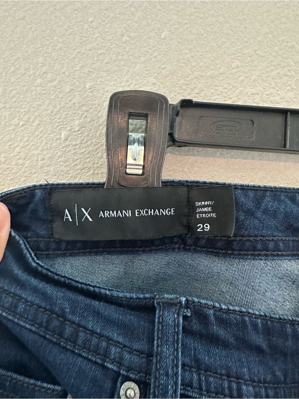 Armani Exchange Dark Blue Denim Jeans - Picture 4 of 6